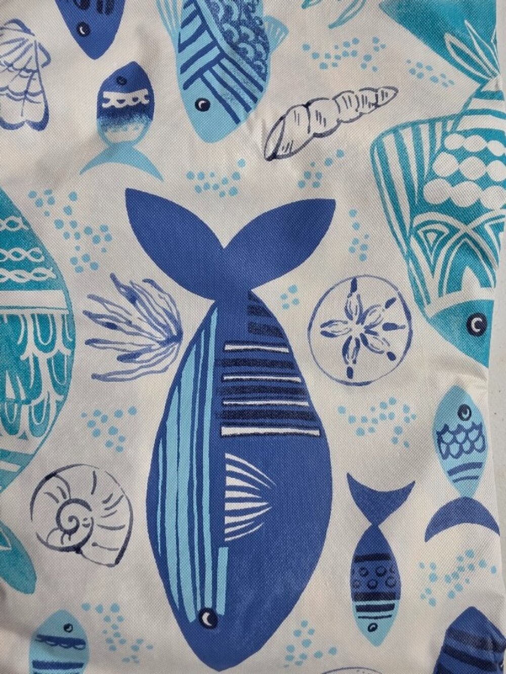 Mainstays Sea Life Fish Theme Vinyl Tablecloth. 60" x 84". Rectangle.